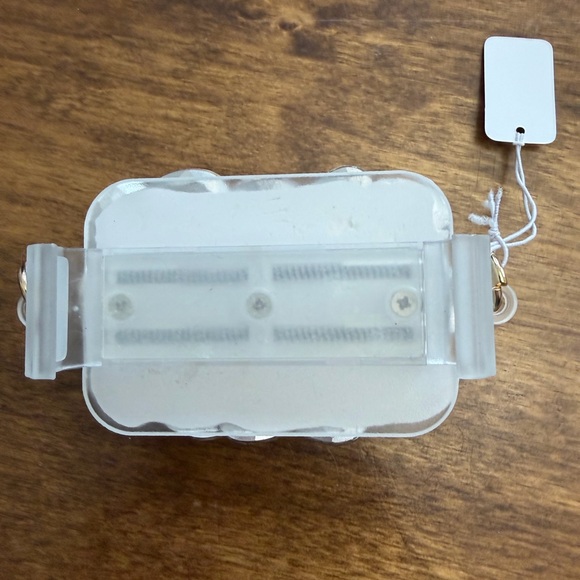 Jeweled Phone Case  clip with Pink Flower - Picture 3 of 4